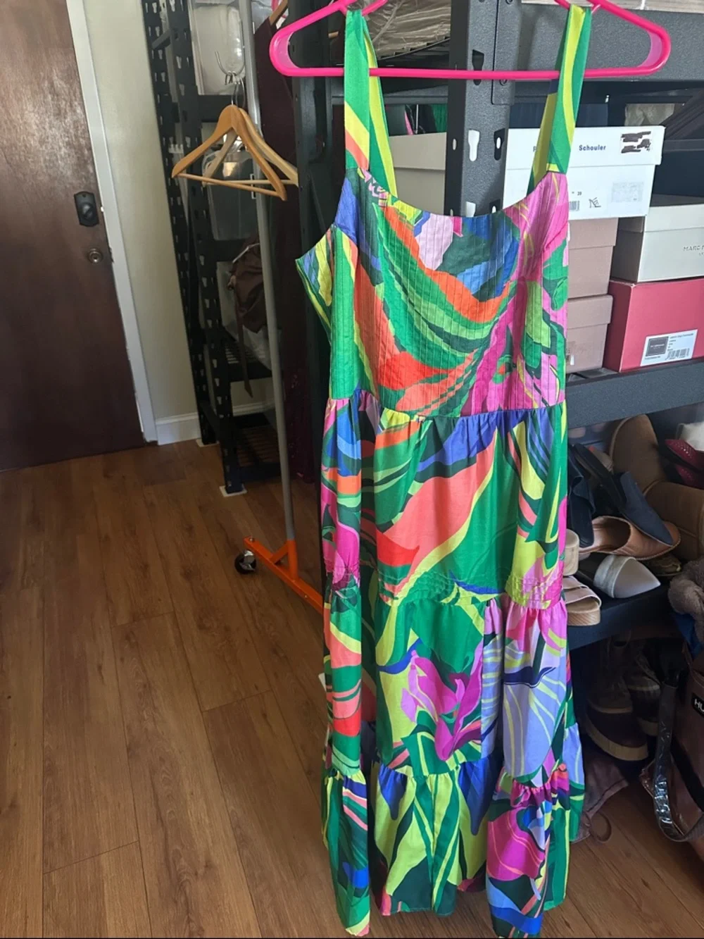 Ht 360 collective Nordstrom Vibrant Tropical Print Maxi Dress - Picture 3 of 7